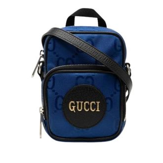Gucci Pre-owned Borsa a Spalla Off The Grid in Nylon e Pelle - - Pre-owned - unisex - Blu - ONE SIZE