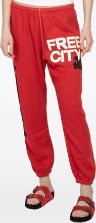 Freecity Pantaloni sportivi con stampa - Rosso