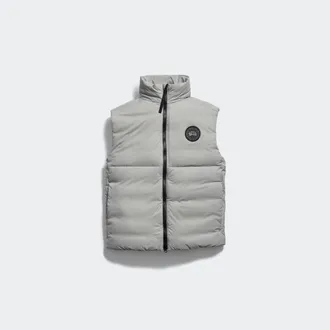 Canada Goose Lodge Vest Black Disc (Men, Stratus Grey, XXL)
