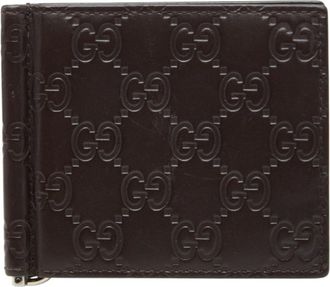 Gucci Brown Leather Wallet (Bi-Fold) (Pre-Owned)