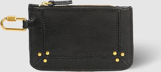Jerome Dreyfuss Porte-monnaie Popoche XS Cuir Cuir Noir