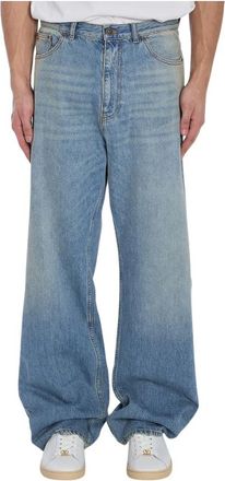 Valentino Garavani Denim Broek - Heren - Loose Fit Jeans - Blauw - W32 - Denim - Jeans