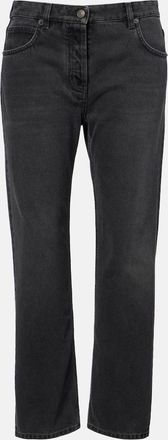 The Row Riaco mid-rise straight jeans