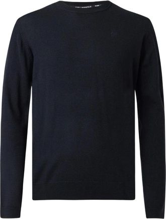 Karl Lagerfeld Truien & Vesten, Heren, Blauw, 2Xl, Wol, Trui met ronde hals