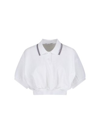 Alexander Wang Logo Polo - White