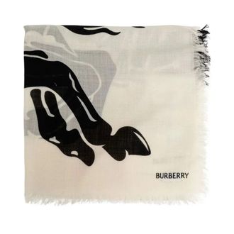 Burberry Embroidered Wool Scarf - female - Burberry - Winter Scarves - Multicolor - ONE SIZE - Accessories