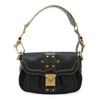 Louis Vuitton Pre-owned Shoulder Bags, female, Black, Size: ONE SIZE Pre-owned Suhali Confident Leather Shoulder Bag
