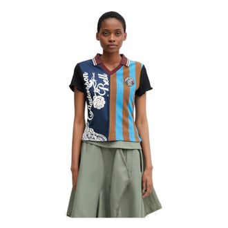 Andersson Bell Reworked Football Collar Top - Dames - Polos - Veelkleurig - M - Katoen - Tops