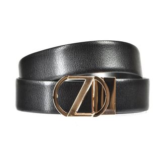 Ermenegildo Zegna Riem - Heren - Riemen - Zwart - 110 CM - Leer - Accessoires