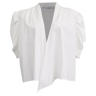 Iro Iro Blouse in White Cotton