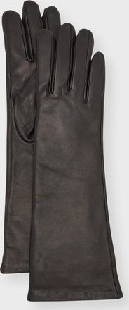 Vince Cashmere-Lined Leather Gloves