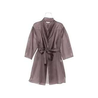 Antonelli Sheer Belted Coat