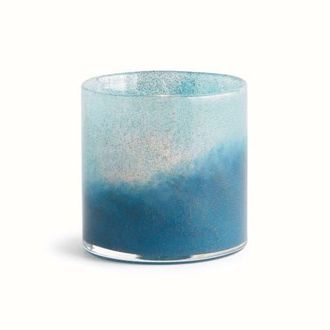 Napa Home & Garden Barclay Butera Del Mar Glass Hurricane in Blue at Nordstrom