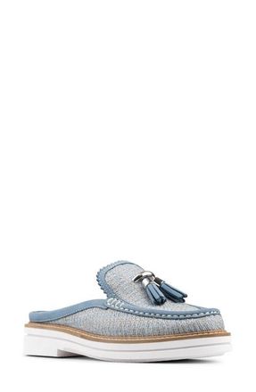 Donald J Pliner Tassel Mule in Denim at Nordstrom, Size 6.5