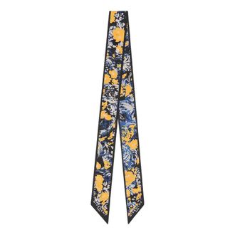 Givenchy (WMNS) Givenchy SS26 Bandeau in Silk with Floral Print Navy Yellow BG00NZG002-476