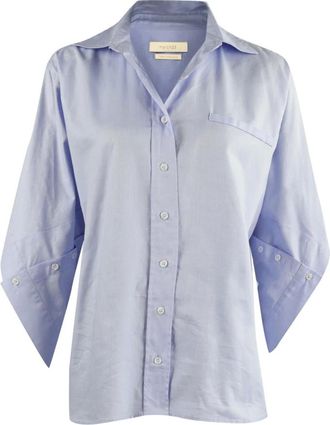 March23 Mujer, Blusas y Camisas, Azul, Talla: M