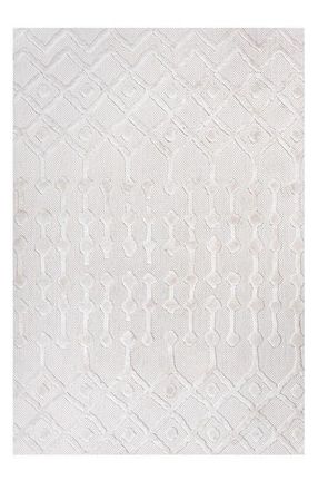 Jonathan Y Designs Peralta Moroccan Diamond Indoor/Outdoor Area Rug in Ivory at Nordstrom, Size 3Ft 0In X 5Ft 0In