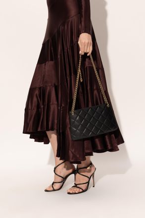 Tory Burch Shoulder Bag Fleming, Womens, Black