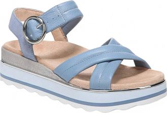 Vionic Womens Reyna Sandals In Blue Shadow