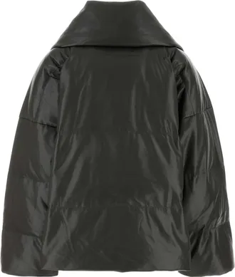 Nanushka Womens Alora Down Jacket Gray Polyester
