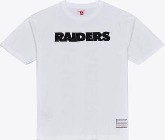 Mitchell & Ness Mens Mitchell & Ness White Las Vegas Raiders Monochrome T-Shirt at Nordstrom, Size Xxx-Large