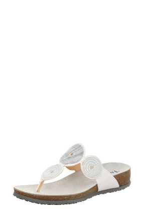 Think Julia Circles Flip Flop in Bianco at Nordstrom, Size 11-11.5Us