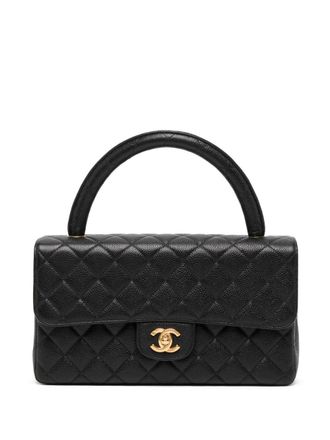Chanel 1997 medium Classic Flap schoudertas - Zwart