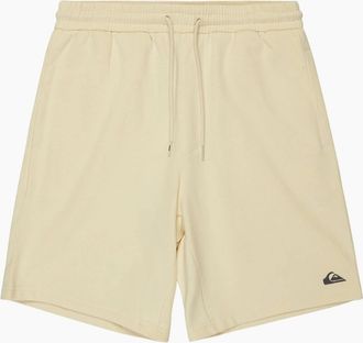 Quiksilver Mens Quiksilver Mens Salt Water Fleece Sweat Shorts - White/Multi - Size: 35/34/32