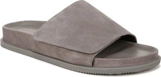 Vince Mens Vince Del Rey Sandal In Smoke Grey Suede