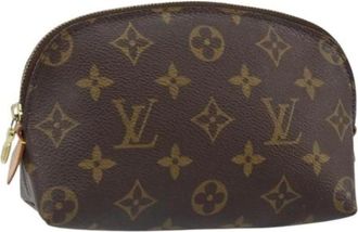 Louis Vuitton Pre-owned Clutches, female, Brown, Size: ONE SIZE Pre-owned Vintage Canvas Clutch