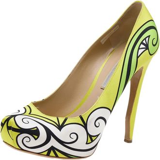 Nicholas Kirkwood Multicolor Satin Pumps