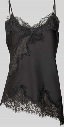 Neo Noir Neo Noir Tr&auml;gertop mit Spitze Modell Viole in Black, Gr&ouml;&szlig;e 34