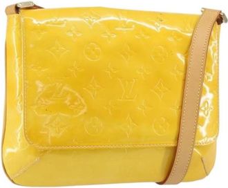 Louis Vuitton Pre-owned Vintage Leren Schoudertas - Dames - Vintage Schoudertas - Geel - ONE Size - Leer - Vintage