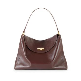 Elisabetta Franchi Dames, Tassen, Bruin, Maat: ONE Size Leer