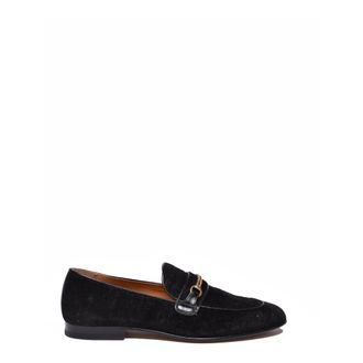 Tom Ford Loafers, male, Black, Size: 13 US Mocassino in suede