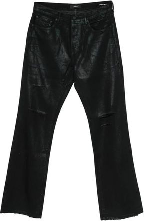 Purple Jeans, Heren, Zwart, W29, Katoen, P026 Bootcut Raw