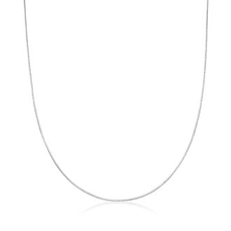 Ross-Simons Italian 1mm Sterling Silver Adjustable Snake-Chain Necklace