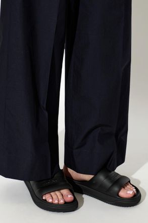 Moncler Altive Slides, Womens, Black