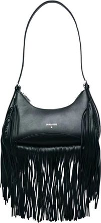 Patrizia Pepe Shoulder Bags - Dames - Schoudertassen - Zwart - ONE Size - Tassen