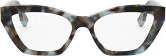 Fendi Fe 50067I - Dames - Brillen - Veelkleurig - 54 MM - Accessoires