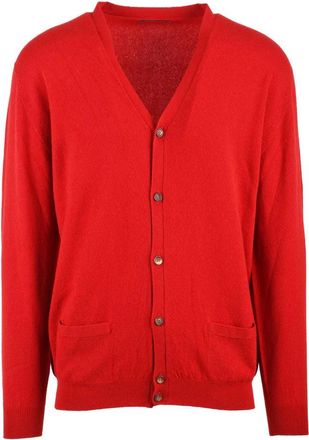 Hawico Cashmere Cardigan - Red