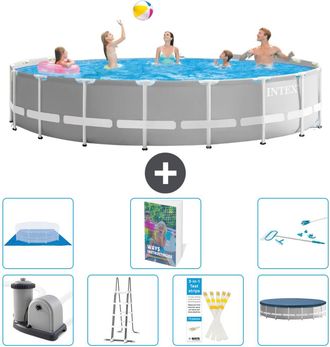 Intex Piscina Prism Frame Redonda - 549x122 Cm - 8-piezas S573
