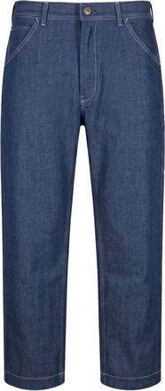 Moorer Heren, Jeans, Blauw, Maat: W32 Katoen