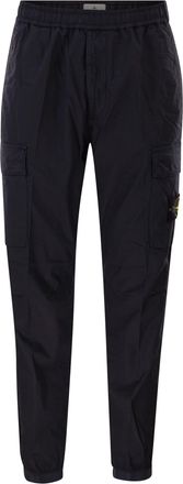 Stone Island regular taps toelopende cargobroek met elastische tailleband