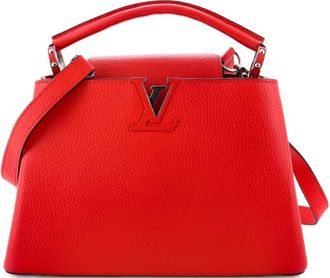 Louis Vuitton Capucines Bag Leather BB satchel - Rood