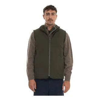 Barbour Jassen, Heren, Groen, XL, Polyester, Omkeerbaar Fleece Gilet