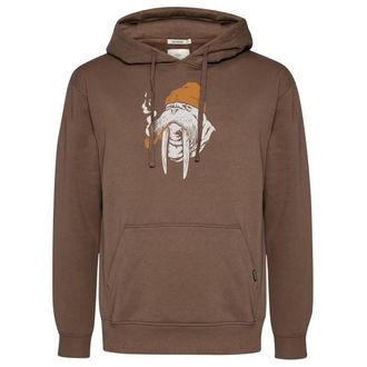 Greenbomb Smokey Walrus Joy Hoodie f&uuml;r Herren | braun