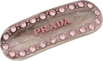 Prada Pre-owned Accessories, female, Pink, Size: ONE SIZE Pre-owned Vintage Barrette