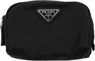 Prada Pre-owned Bags, female, Black, Size: ONE SIZE Pre-owned Vintage Nylon Bag