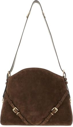 Givenchy Shoulder Bags, female, Brown, Size: ONE SIZE Voyou Medium Shoulder Bag